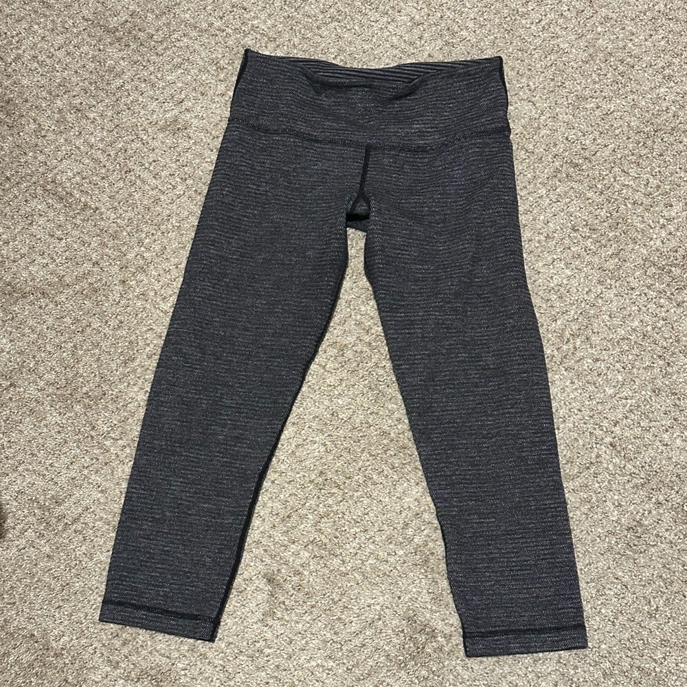 Lululemon Black Grey Leggings